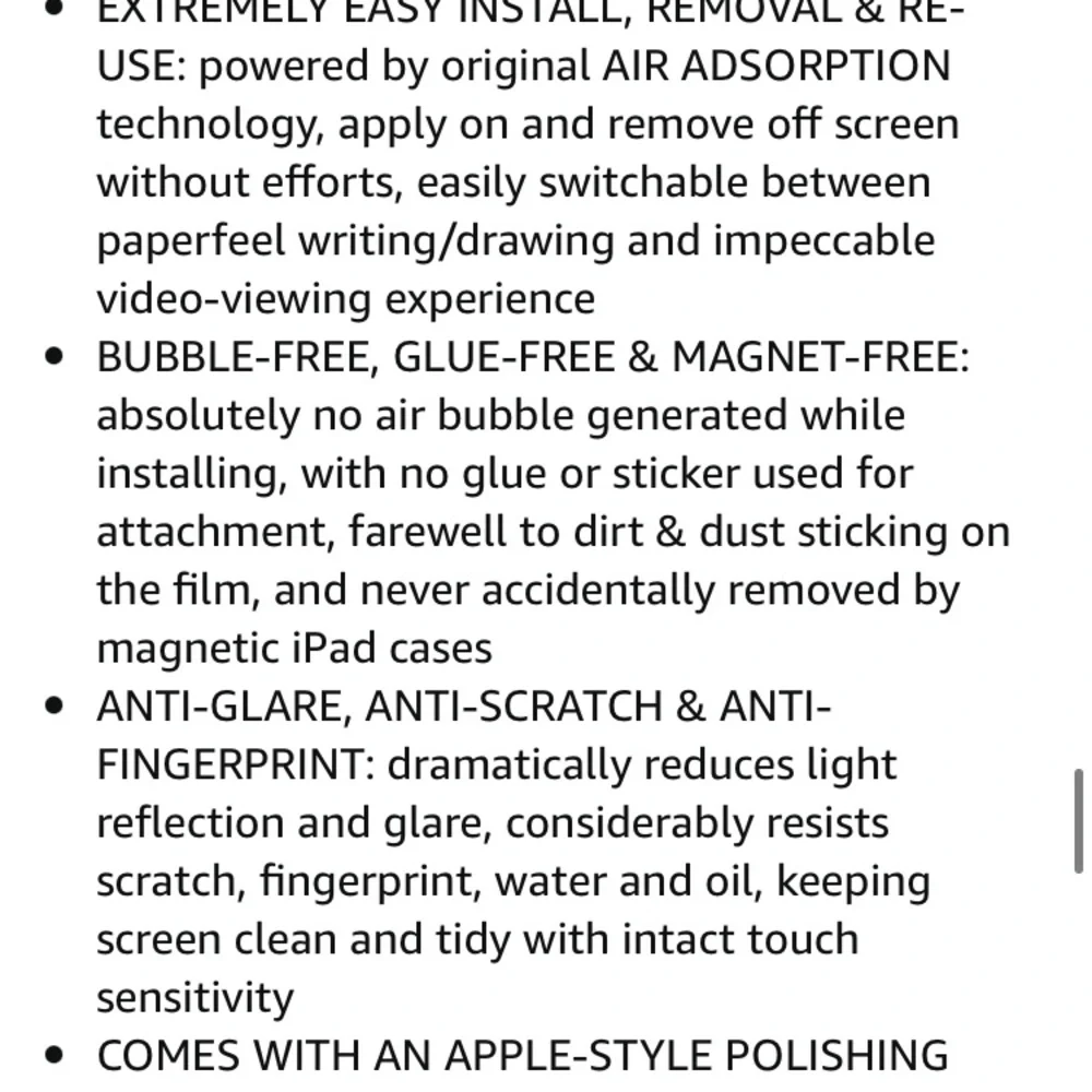 Paperfeel screen protector